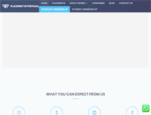 Tablet Screenshot of placementinportugal.com